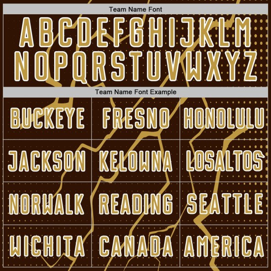 Uniform Sublimation Lightning Jersey Sports Custom Gold-White Soccer Brown Old Uniform Sublimation Lightning Jersey Sports Custom Gold-White Soccer Brown Old