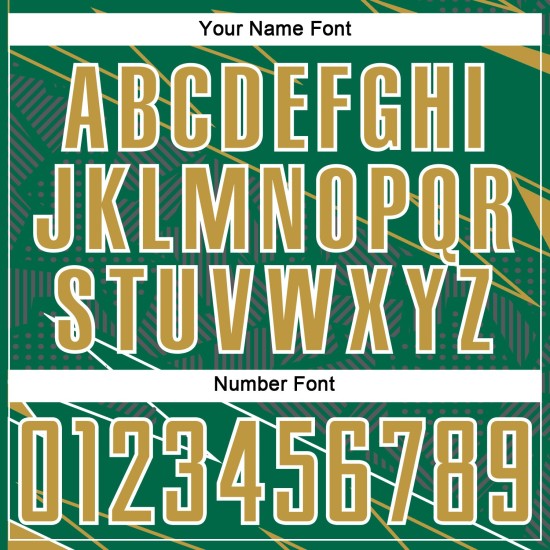 Soccer Sublimation Gold-White Lines Uniform Sports Green Custom Kelly Jersey Old Soccer Sublimation Gold-White Lines Uniform Sports Green Custom Kelly Jersey Old